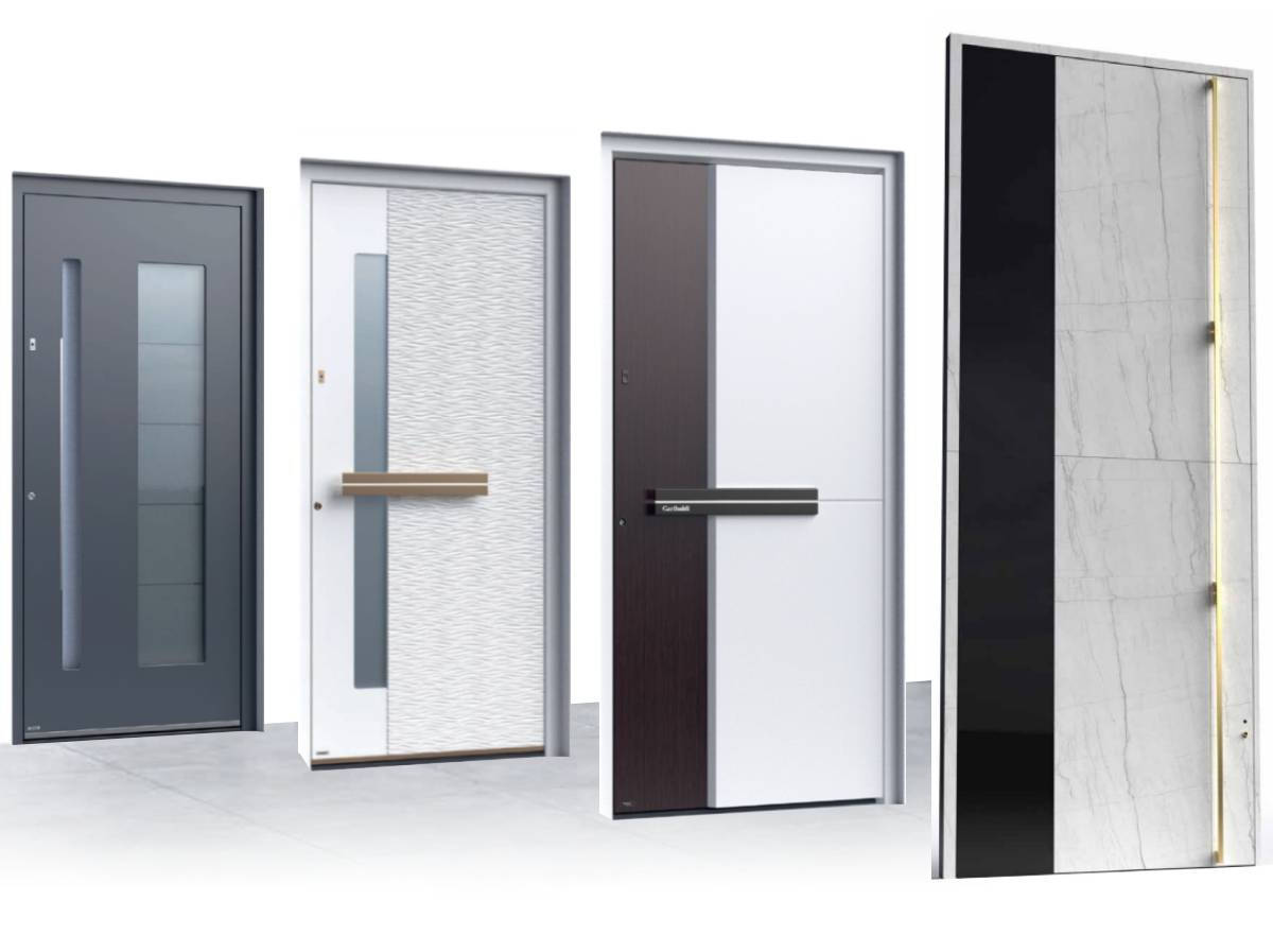 Schöne Alu-hauseingänge